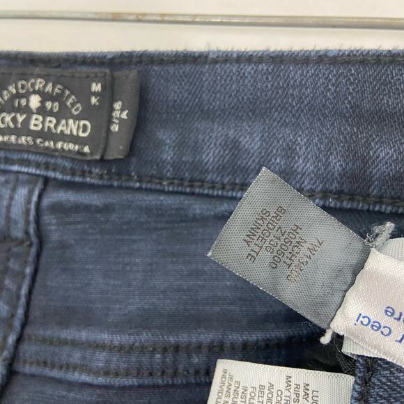 Lucky Brand Bridgette Distressed Skinny Jeans - Picture 4 of 7